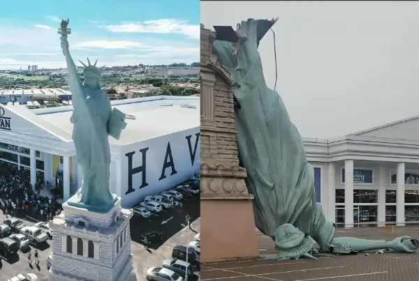 ब्राजील के गुआइबा शहर में आया भीषण तूफान