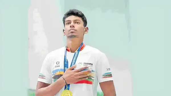 आनंदकुमार वेलकुमार ने वर्ल्ड स्केट गेम्स में जीता कांस्य