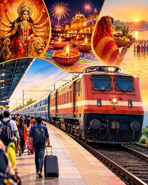 रेलवे ने त्योहारों पर बढ़ाई 4 स्पेशल ट्रेनों की सेवा, 66 अतिरिक्त फेरे लगाए जाएंगे