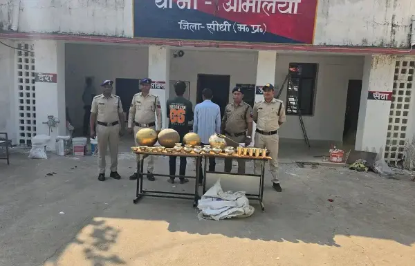 अमिलिया पुलिस ने चोरी के मामले में दो आरोपियों को गिरफ्तार किया।   