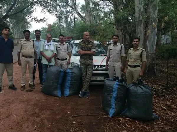 पुलिस की बड़ी सफलता एक  क्विंटल 27 किलो गांजा और कर जप्त 