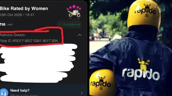 बेंगलुरु में महिला ने रैपिडो राइडर पर हाथ पकड़ने का लगाया आरोप