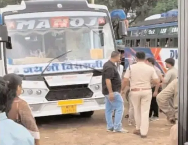 बुढ़ार, शहडोल, बस, परमिट, पुलिस कार्रवाई, जुर्माना, यातायात नियम