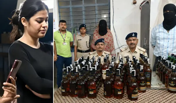 AC फर्स्ट क्लास में सफर, सूटकेस में 75 लीटर शराब