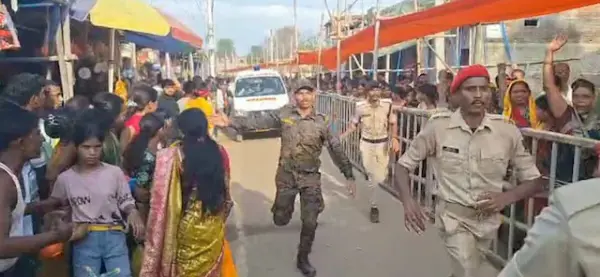 भगदड़ में 7 महिला श्रद्धालुओं की मौत