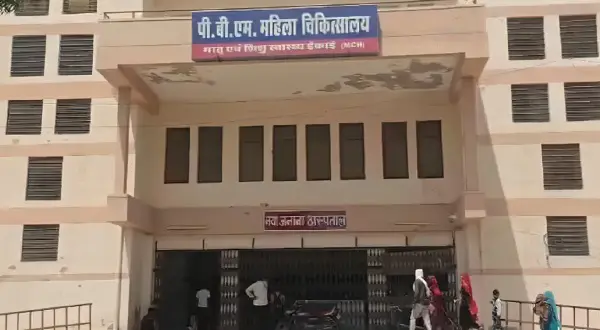 एक वेंटिलेटर पर