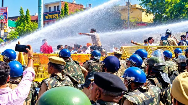 हरियाणा में धान खरीद को लेकर बवाल