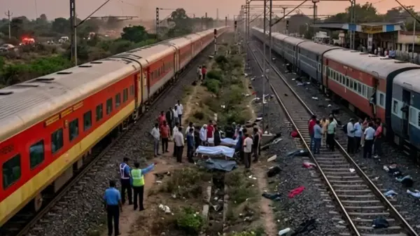 आग की अफवाह बनी मौत का कारण