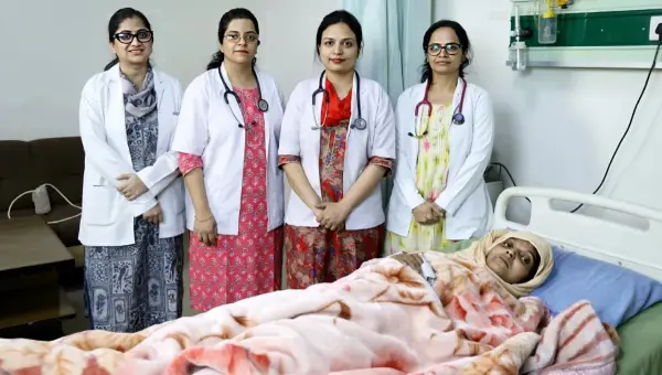 मुरादाबाद की अमीना ने रचा मेडिकल इतिहास